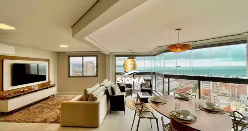 Apartamento com 3 quartos sendo 1 suíte à venda, 117 m² por r$ 1.590.000 - enseada - guarujá/sp.