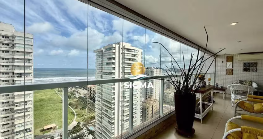 Apartamento com 4 quartos sendo 2 suítes à venda, 124 m² por r$ 1.290.000 - enseada - guarujá/sp.