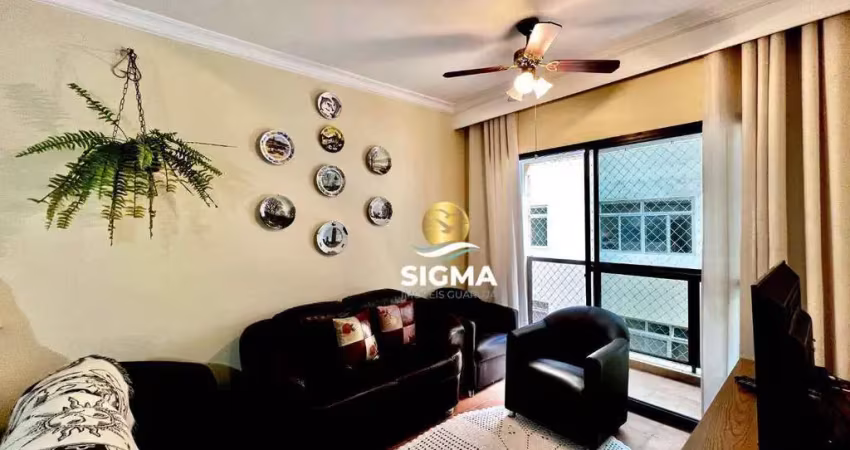 Apartamento com 2 dormitórios à venda, 65 m² por r$ 330.000 - enseada - guarujá/sp.