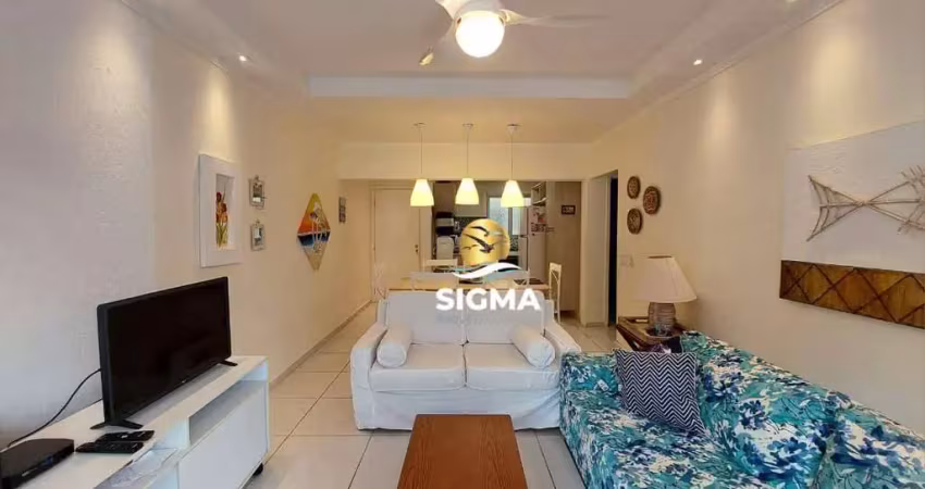 Apartamento com 3 dormitórios (1 suíte) à venda, lazer - enseada - guarujá sp.