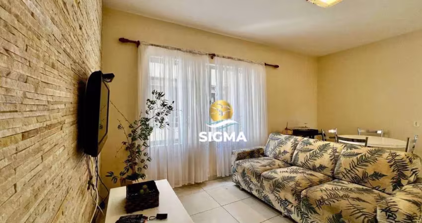 Apartamento com 3 dormitórios à venda, 90 m² por r$ 300.000,00 - enseada - guarujá/sp