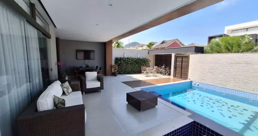 Casa de luxo mobiliada no bothanica nature – 5 suítes, piscina e sustentabilidade no recreio