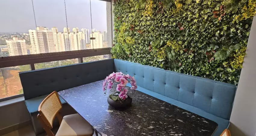 Apartamento bravie mobiliado com muito bom gosto com 2 suítes jd. aclimação