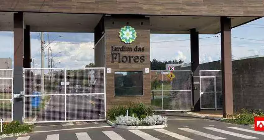 Terreno à venda no residencial jardim das flores em santa bárbara d'oeste.