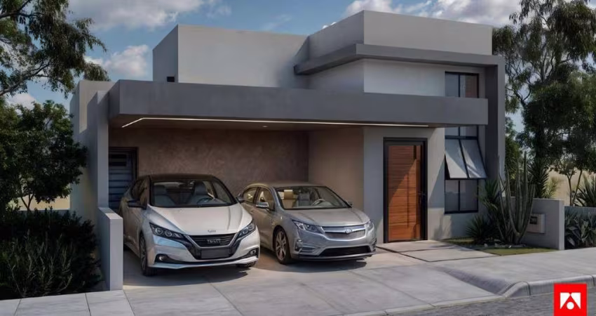 Casa à venda no Condomínio Vila das Palmeiras em Americana com 3 quartos (1 suíte) e 2 vagas de garagem