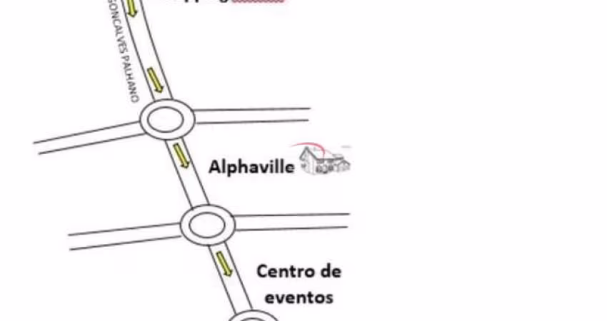 Terreno à venda com 2.650m²  - Gleba Fazenda Palhano, Londrina, PR