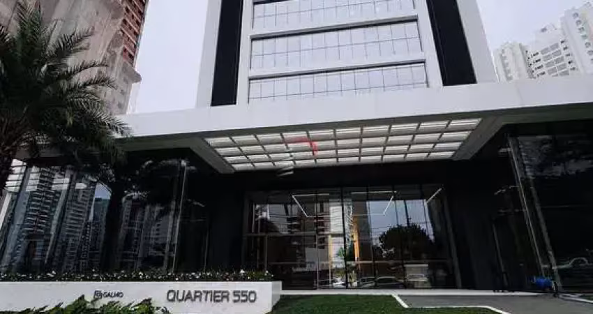 Ed. quartier - sala para locação com 51m² -  gleba fazenda palhano, londrina, pr