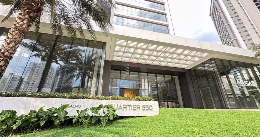 Ed. quartier - sala para locação com 1 vaga, 51.48m² - gleba fazenda palhano, londrina, pr