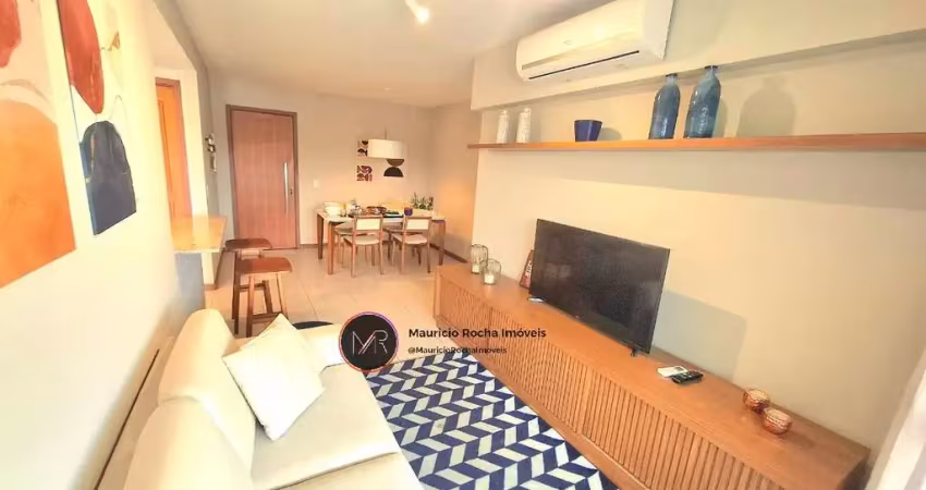 Apartamento à venda no recreio dos bandeirantes, rio de janeiro - rj: 1 quarto, 1 suíte, 2 salas, 2 banheiros, 1 vaga, 75m².