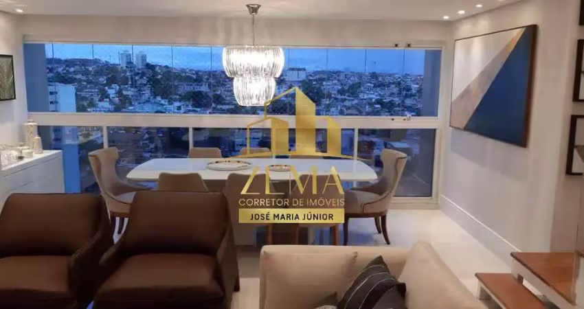Apartamento cobertura, 217m2, 03 suites, jacuzzi, ar cond., lindissimo
