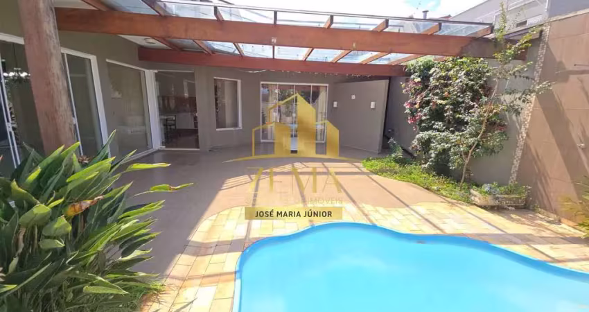 Sobrado alto padrão, esquina, 04 dorm, piscina, gourmet, 281m2, planejados