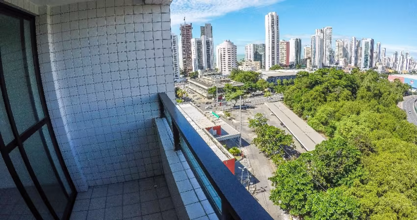 Apartamento no Pina | 73m² | 2 quartos | varanda com vista livre | andar alto | com academia
