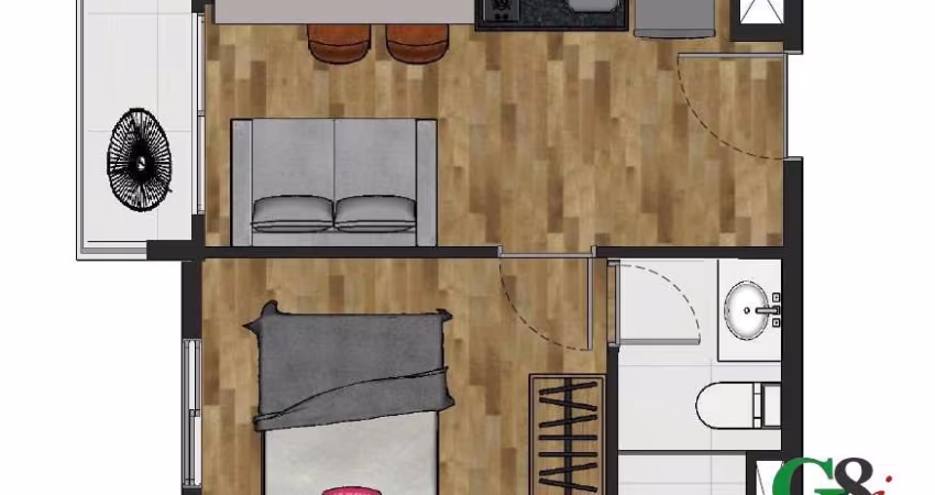 Apartamento com 1 quarto à venda na Rua Casa do Ator, 1110, Vila Olímpia, São Paulo
