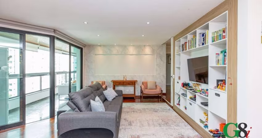 Apartamento com 4 quartos à venda na Avenida Ibijaú, 191, Moema, São Paulo