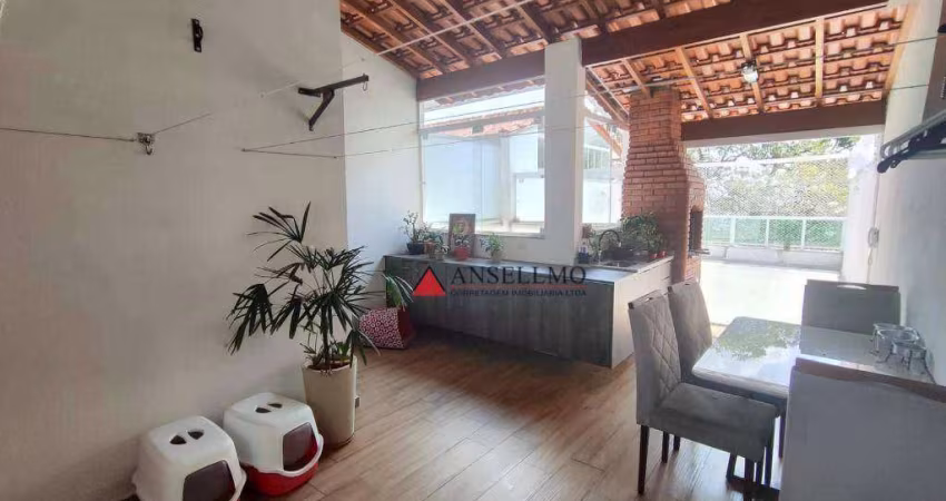Cobertura com 2 dormitórios à venda, 108 m² por R$ 530.000,00 - Vila Gilda - Santo André/SP