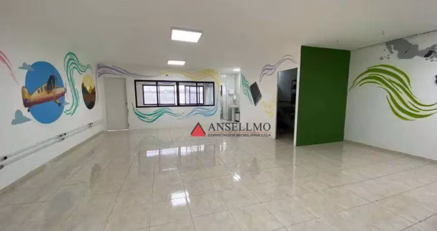 Sala para alugar, 82 m² por r$ 3.370/mês - centro - são bernardo do campo/sp