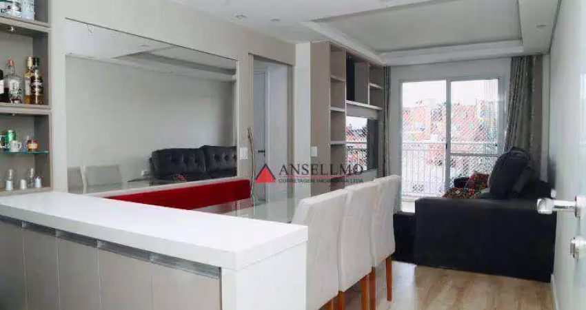 Apartamento à venda, 56 m² por r$ 410.000,00 - vila campestre - são bernardo do campo/sp