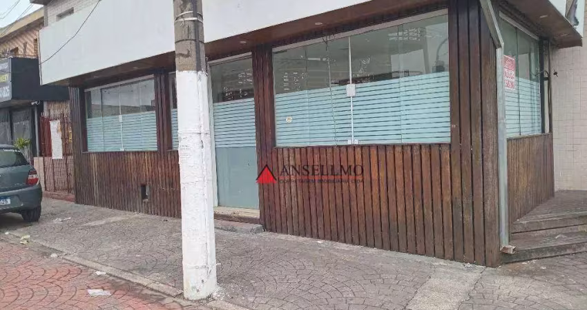 Salão para alugar, 200 m² por r$ 6.035,00/mês - jardim são francisco - são bernardo do campo/sp