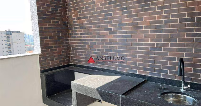 Apartamento com 2 dormitórios à venda, 55 m² por R$ 532.000,00 - Jardim - Santo André/SP