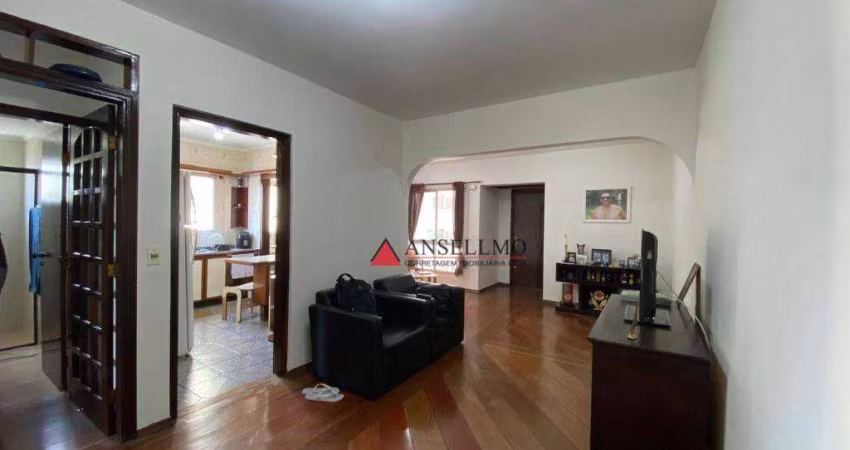 Apartamento com 2 dormitórios, sendo 1 suíte para alugar, 90 m² por R$ 3.015/mês - Vila Lusitânia - São Bernardo do Campo/SP