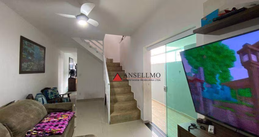 Sobrado com 2 dormitórios para alugar, 114 m² por R$ 3.600,00/mês - Assunção - São Bernardo do Campo/SP
