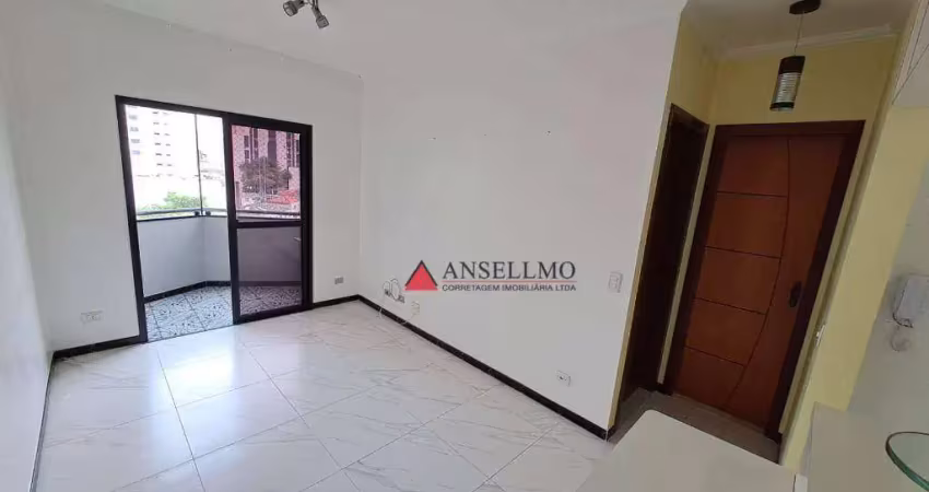 Apartamento com 1 dormitório para alugar, 45 m² por R$ 2.674,19/mês - Centro - São Bernardo do Campo/SP