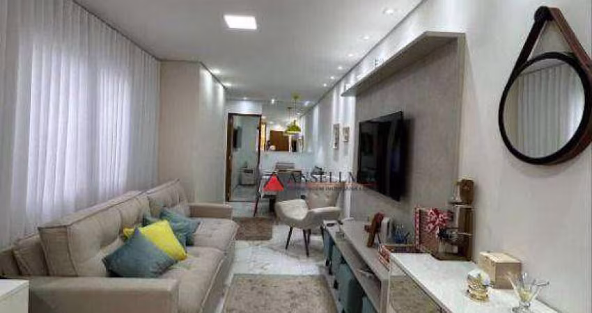 Apartamento com 2 dormitórios à venda, 71 m² por R$ 495.000,00 - Vila Assunção - Santo André/SP