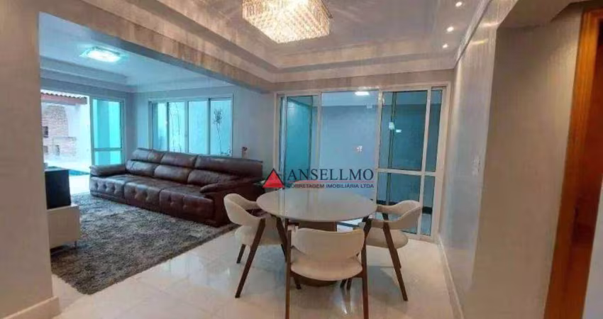 Sobrado com 5 dormitórios, 305 m² - venda por R$ 2.200.000,00 ou aluguel por R$ 15.250,00/mês - Vila Euclides - São Bernardo do Campo/SP