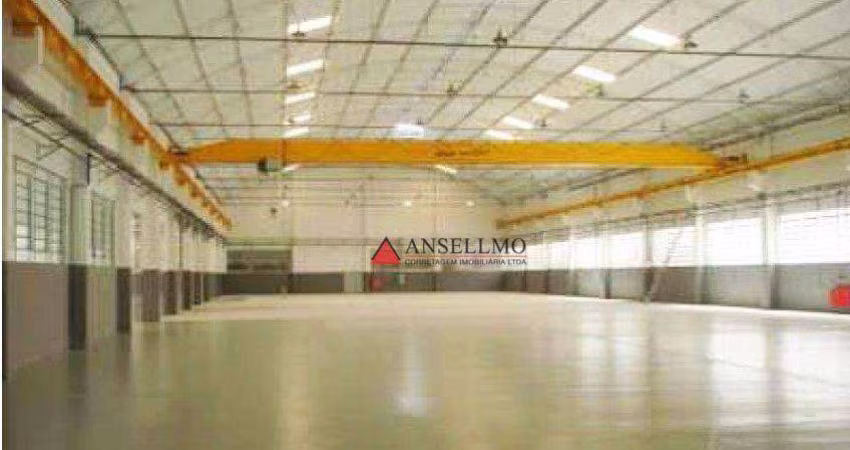 Galpão para alugar, 3761 m² por R$ 89.500,00/mês - Campanário - Diadema/SP