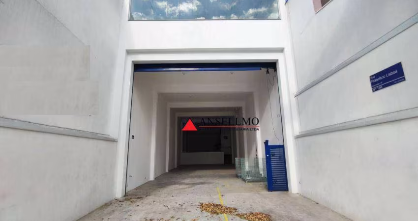 Galpão para alugar, 285 m² por R$ 8.500,00/mês - Bangu - Santo André/SP
