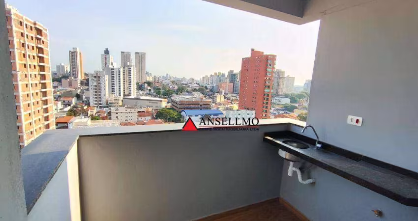 Apartamento com 2 dormitórios para alugar, 75 m² por R$ 2.135,53/mês - Centro - São Bernardo do Campo/SP