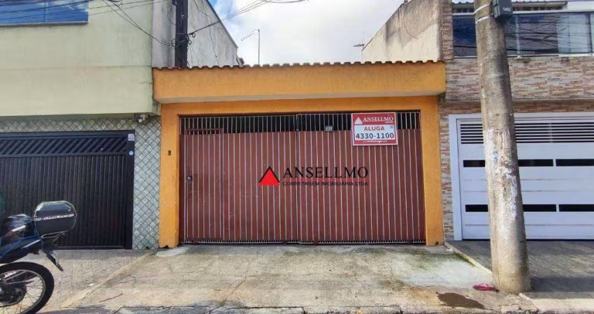 Casa de fundos com 2 dormitórios para alugar, 80 m² por R$ 1.500/mês - Jardim Silvina - São Bernardo do Campo/SP