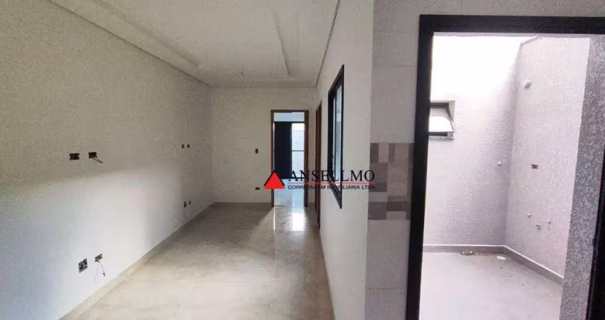 Apartamento com 2 dormitórios para alugar, 70 m² por r$ 2.350,00/mês - vila américa - santo andré/sp