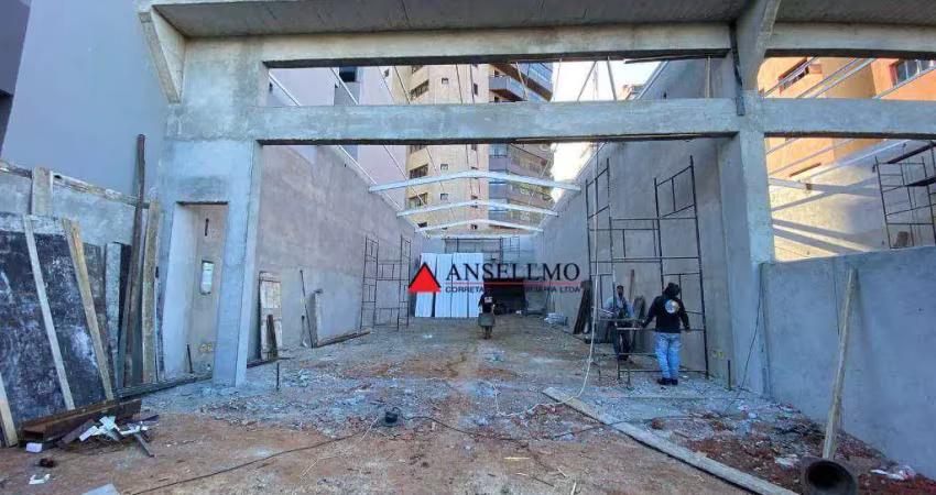 Galpão para alugar, 300 m² por r$ 10.000,00/mês - centro - são bernardo do campo/sp