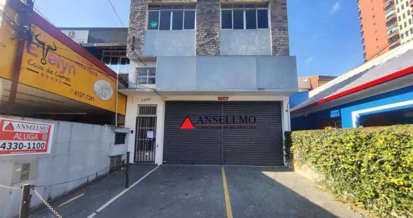 Salão para alugar, 215 m² por r$ 8.000,00/mês - centro - são bernardo do campo/sp