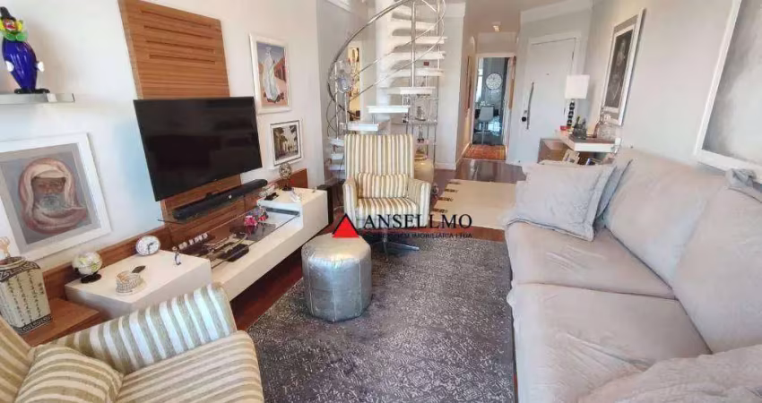 Cobertura com 3 dormitórios à venda, 219 m² por r$ 1.180.000,00 - centro - são bernardo do campo/sp