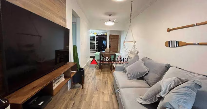Apartamento com 2 dormitórios à venda, 60 m² por r$ 670.000,00 - ocian - praia grande/sp
