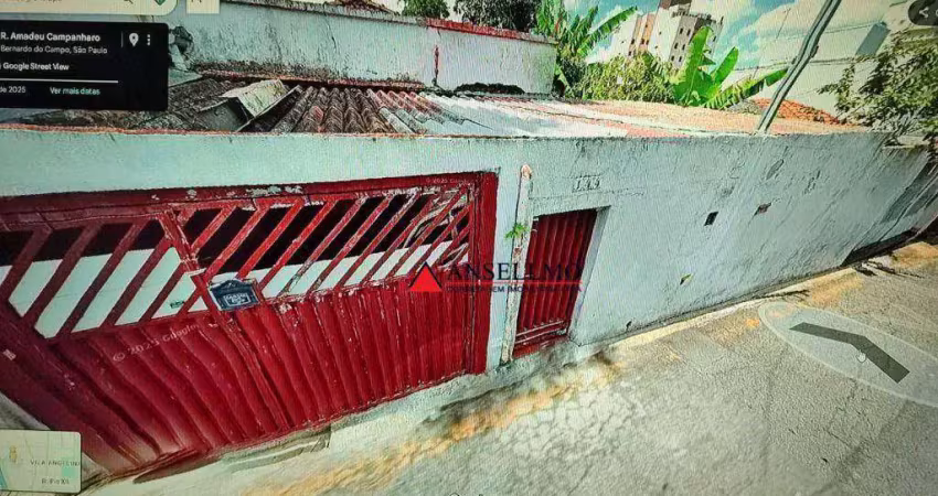 Terreno à venda, 240 m² por r$ 600.000,00 - rudge ramos - são bernardo do campo/sp