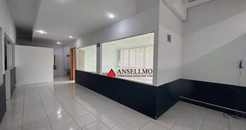 Conjunto de salas comerciais para alugar, 254 m² por r$ 4.586/mês - assunção - são bernardo do campo/sp