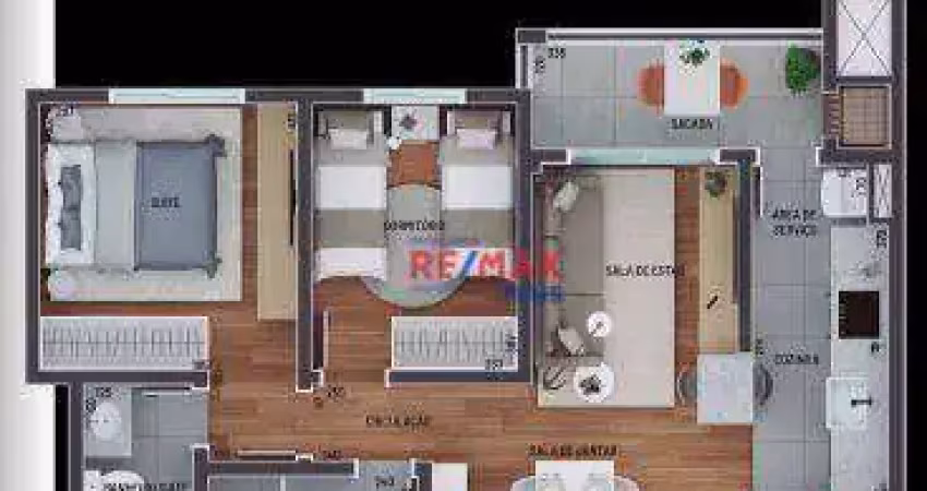 Apartamento com 2 quartos à venda na Rua Nicolau Salomão, 430, Tingui, Curitiba