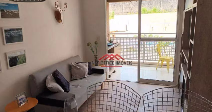 Apartamento com 1 dormitório para alugar, 37 m² por R$ 3.510,00/mês - Centro - São José dos Campos/SP