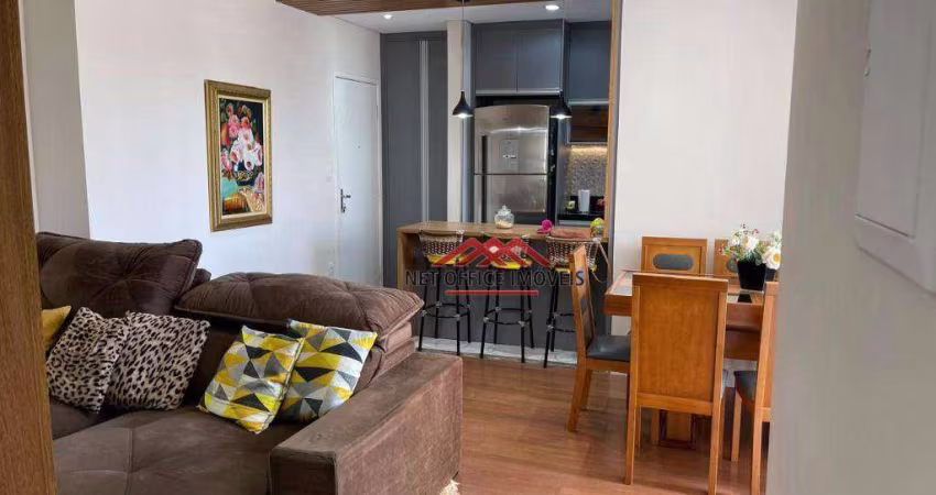 Apartamento com 3 dormitórios para alugar, 75 m² por R$ 3.830,00/mês - Conjunto Residencial Trinta e Um de Março - São José dos Campos/SP