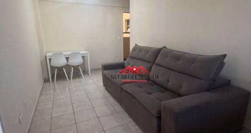 Apartamento com 1 dormitório para alugar, 48 m² por R$ 3.585,00/mês - Jardim São Dimas - São José dos Campos/SP