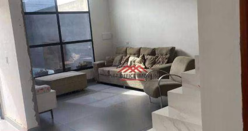 Sobrado com 3 dormitórios à venda, 132 m² por R$ 740.000 - Set Ville - São José dos Campos/SP