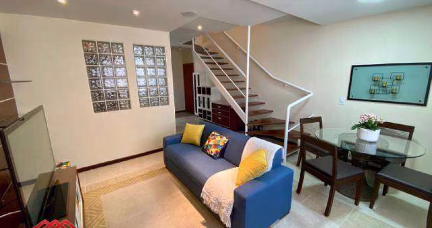 Apartamento Duplex com 2 dormitórios para alugar, 85 m² por R$ 5.700,00/mês - Jardim Aquarius - São José dos Campos/SP