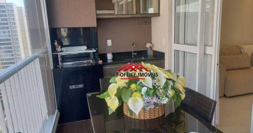Apartamento com 2 dormitórios para alugar, 75 m² por R$ 4.443,00/mês - Jardim das Indústrias - São José dos Campos/SP