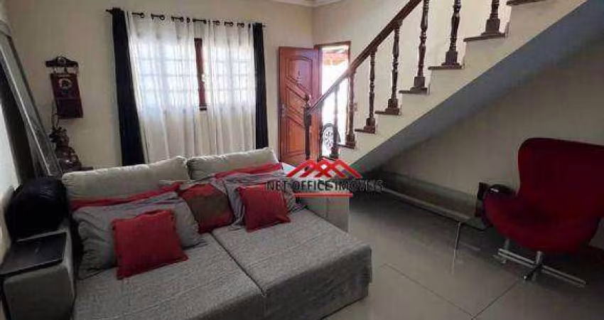 Sobrado com 3 dormitórios para alugar, 140 m² por R$ 4.465,00/mês - Bosque dos Eucaliptos - São José dos Campos/SP