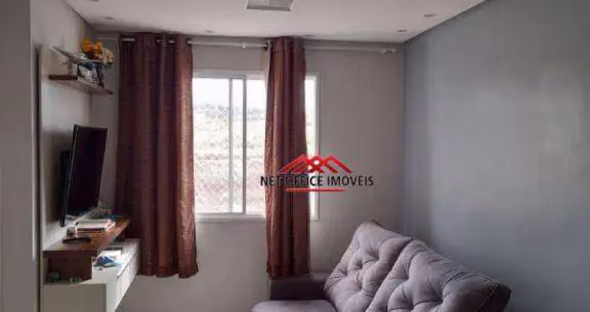 Apartamento com 2 dormitórios à venda, 46 m² por r$ 290.000,00 - vila iracema - são josé dos campos/sp