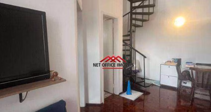 Apartamento Duplex com 1 dormitório, 60 m² - venda por R$ 350.000,00 ou aluguel por R$ 2.783,00/mês - Centro - São José dos Campos/SP