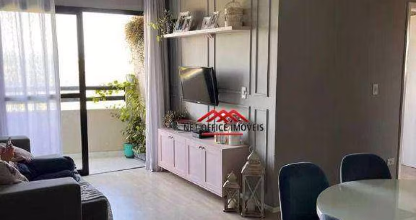Apartamento com 3 dormitórios para alugar, 92 m² por R$ 4.815,00/mês - Bosque dos Eucaliptos - São José dos Campos/SP